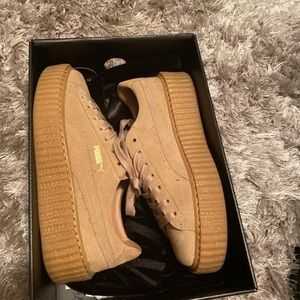 Rihanna xfenty suede creepers